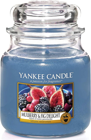 Yankee Candle Mulberry & Fig Deligt Classic Medium Jar 411g