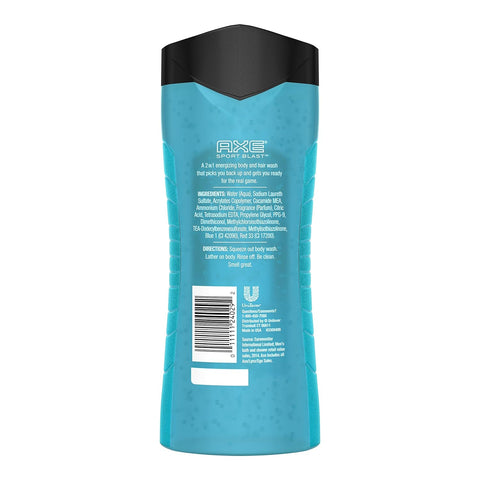 AXE Sport Blast 2in1 Body Wash Clean + Recharged 473ml