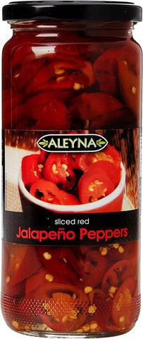 Aleyna Sliced Jalapeno Peppers Red 480g