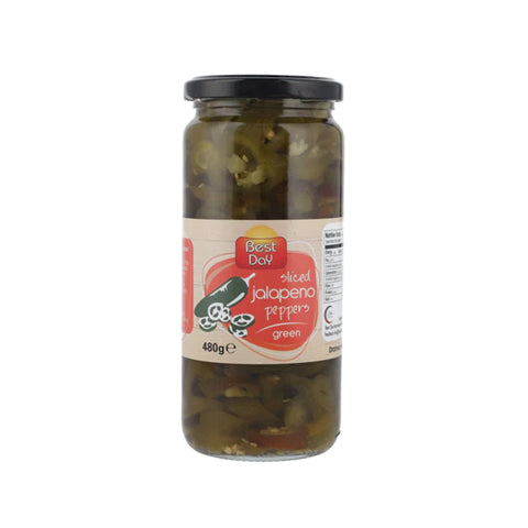 Best Day Jalapeno Peppers Slice 480g