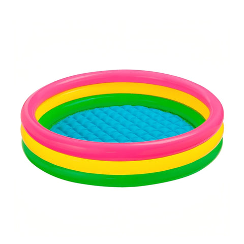 Intex Rainbow Baby Inflatable Pool Kids Swimming Pool