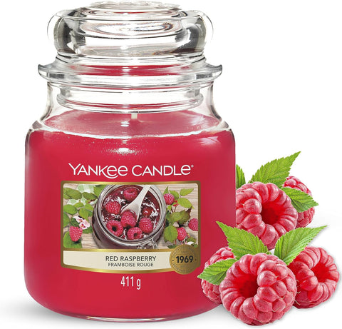 Yankee Candle Red Raspberry Classic Medium Jar 411g
