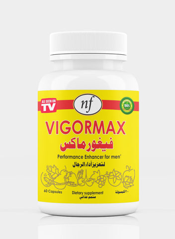 Vigormax Performance Enhancer For Men 60 Capsules Yellow