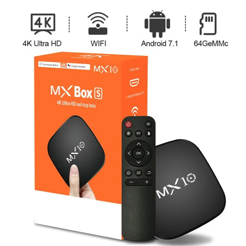 Mx10 Box S Android Tv 11.0 Version 1+8gb