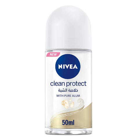 Nivea Deodorant Roll On Clean Protect 50ml