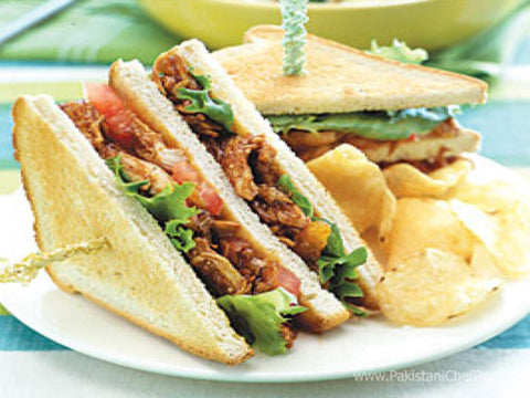 bakerjees BBQ Sandwich