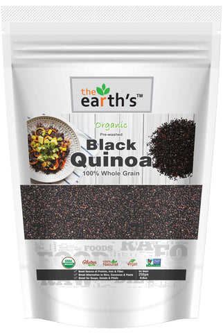 The Earths Black Quinoa Whole Grain 250g