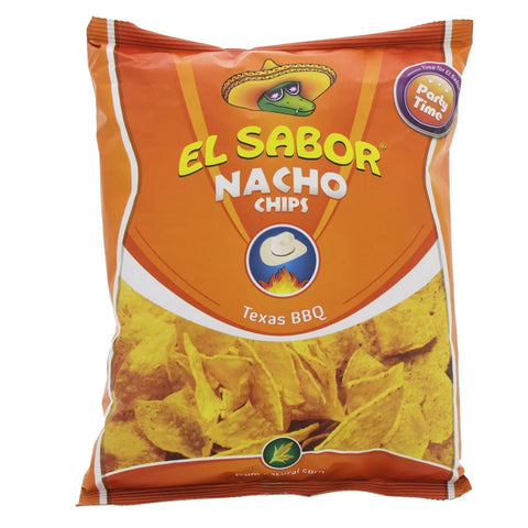 El Sabor Nacho Chips Texas BBQ 225g