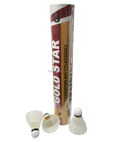 Gold Star Badminton Shuttlecocks