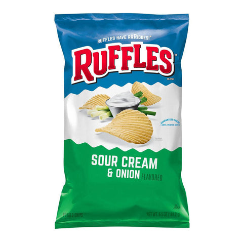 Ruffles Chips Sour Cream Onion 6.50oz