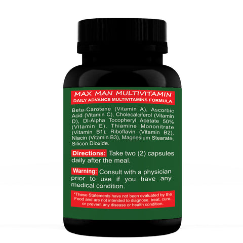New Advance Formula Maxman Green