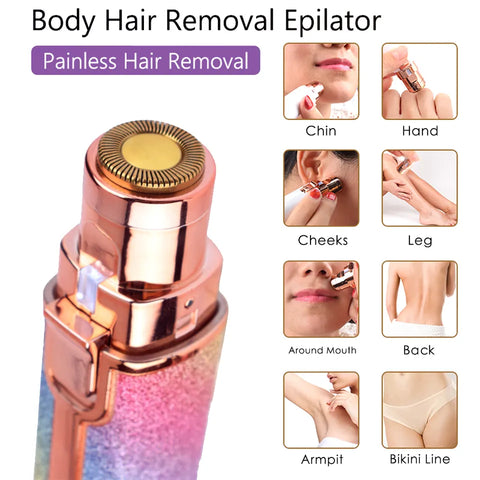 Eyebrow Trimmer Electric 2 in 1