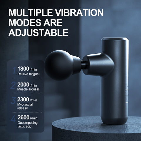 Electric Mini Massage Gun Deep Tissue Massager Body Neck Muscle Relaxation Slimming Pain Relief Therapy Exercising Massage Gun