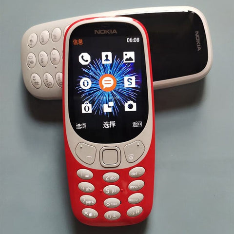 Nokia 3310 Mobile Phone Dual Sim PTA Approved Dual Sim 2.4'' Original 2MP Camera SD Card Supported