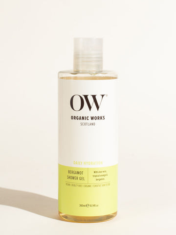 Organic Works Bergamot Shower Gel, 300 ml