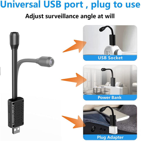 USB Gnoose Neck Wifi Camera App V380 Pro HD 1080P 2MP