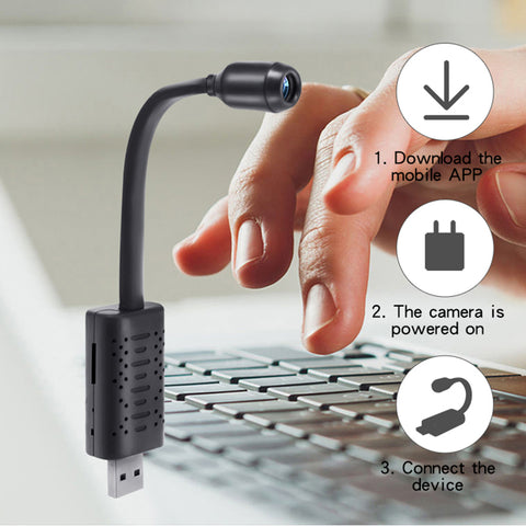 USB Gnoose Neck Wifi Camera App V380 Pro HD 1080P 2MP