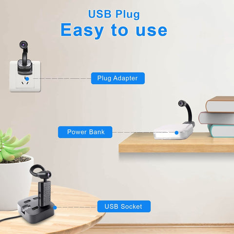 USB Gnoose Neck Wifi Camera App V380 Pro HD 1080P 2MP