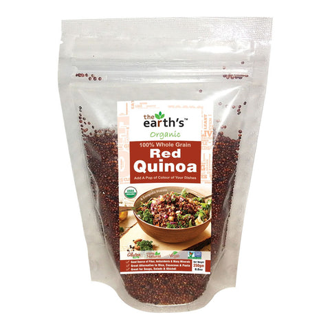 The Earths Red Quinoa Whole Grain 250g