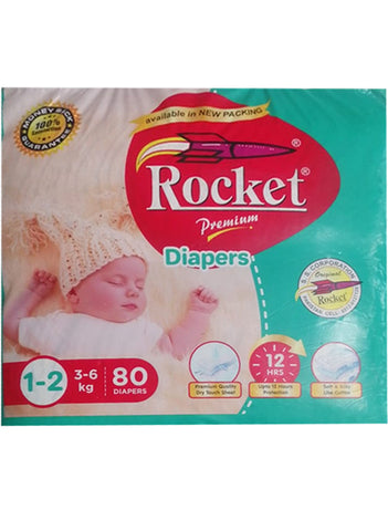 Rocket Diapers Size 1-2 For 3-6 Kg