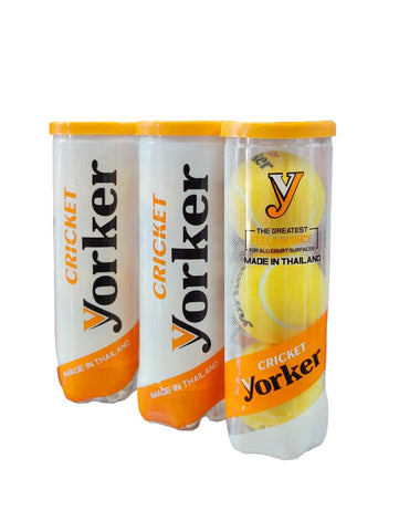 Yorker Cricket Tennis Ball (3 Balls)