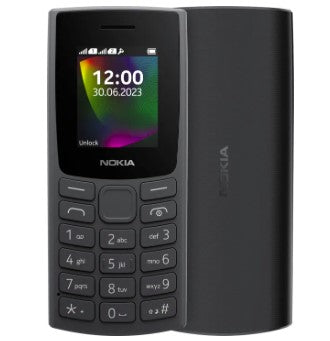 Nokia 106 Keypad Phone – 1.8" Display, Dual SIM, 1000mAh Battery, SD Card Support, 1 Year Warranty