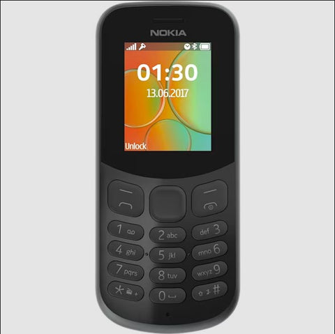 Nokia 130 Dual SIM Keypad Mobile – 1.8" Display, Wireless FM Radio, MP3 Player, 1450mAh Battery, PTA Approved, 1 Year Warranty