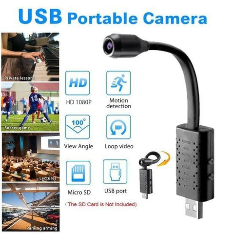 USB Gnoose Neck Wifi Camera App V380 Pro HD 1080P 2MP
