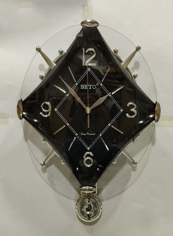 Seto Black Wall Clock
