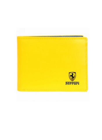 Ferrari Yellow Wallet For Men