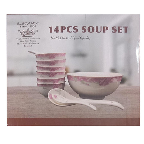Elegance 14 Pieces Soup Set