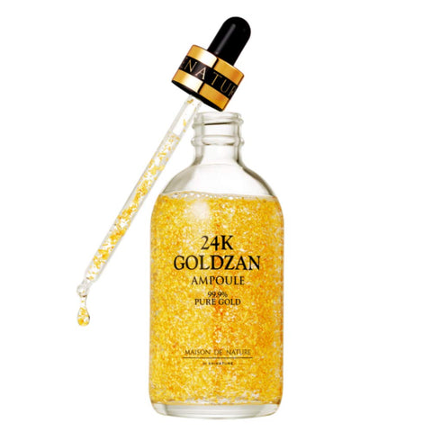 24k Goldzan Ampoule 100ml / 3.38 fl. oz. Contains 50mg of 99.9% Pure Gold Ampoule