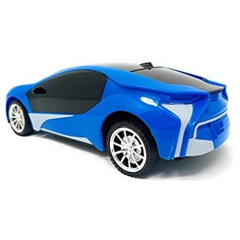 3D Famous Remote Control Car 4 Way Drive With 3D Lights - Blue
