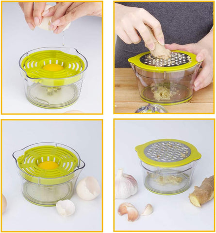 Lemon Orange Manual Squeezer Citrus Lime juicer Multifunctional Press Hand Juice Extractor with 2 Reamers and Measuring Container
