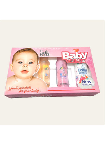 Baby Gift Set By Soft Touch Pack of 4 items - Small size box 4 items 50 ml each