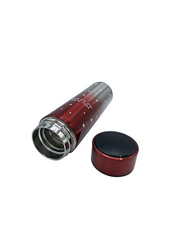 Stainless Steel Star Printed Insulated Water Bottle with Smart Temperature Display for Kids & Adults
