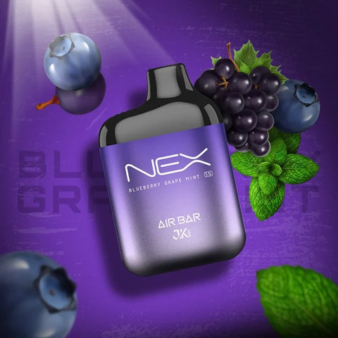 AIR-BAR NEX BLUEBERRY GRAPE MINT – 6500PUFF DISPOSABLE 5%