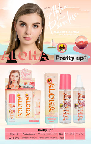 Aloha Pretty Make Up Set Spray 1 PCS Light-weight ultra-fine Long Lasting Setting Spray