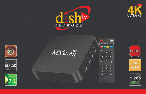 MXQ Pro 4K HDR Smart Android Dish Tv Box