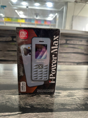 meMobile iPower Max Keypad Mobile 1.8-Inch Display | Dual SIM | 3000 mAh Big Battery |Smart Camera | Powerful Torch 1 Year Warranty