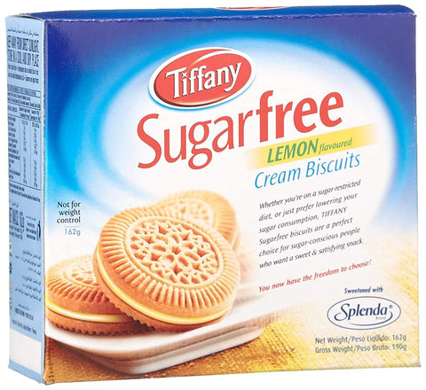 Tiffany Biscuit Lemon Cream Sugar Free 162 Gm