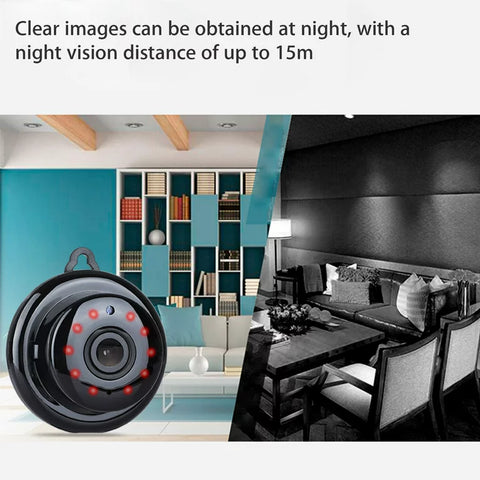 IR Mini Wifi Camera V380 App 1080P HD