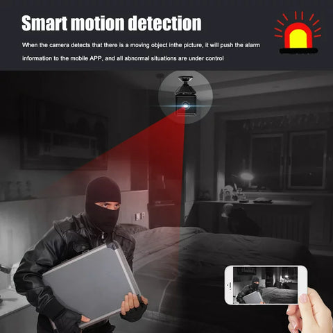 X9 Podofo Wireless Mini IP Camera Surveillance Camera 1080P HD Cam Portable For Home Security