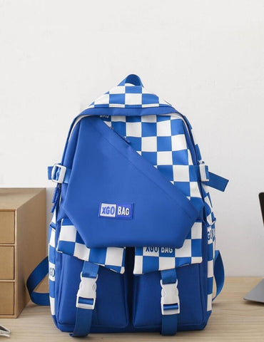 Check Board Travel And Scholl Back Pack