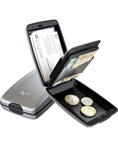 Tru Virtu Credit Card Holder Ultra Light Aluminium Case Silver Arrow