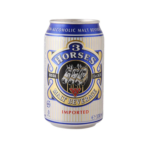 3 Horses Malt Drink 330ml