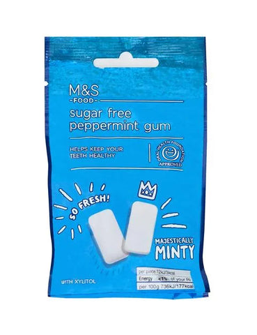 Marks & Spencer Bubble Gum (Peppermint ,Sugar Free ,30g)