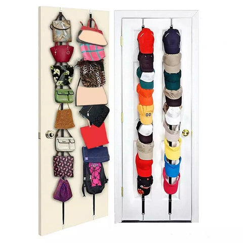 Bag Rack Door Straps Hanging Rack Holder 16 Hook Organizer