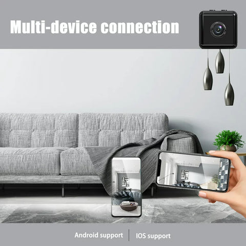 X9 Podofo Wireless Mini IP Camera Surveillance Camera 1080P HD Cam Portable For Home Security