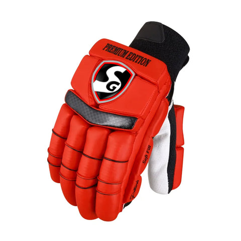 SG Test Red Batting Gloves (1 Pair)